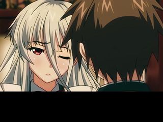 A Beautiful Woman with White Hair Loves to Have Sex and Get a Creampie Before a Battle