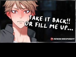 [M4M] Fucking Him Until He Sees Stars After Trash Talking Him Online [MALE MOANING]