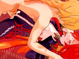 Mavuika's Pussy heats up with Sexual Desire - Genshin Impact