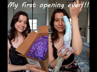 Come open this big package with me! - Opening gift package from Bad Dragon