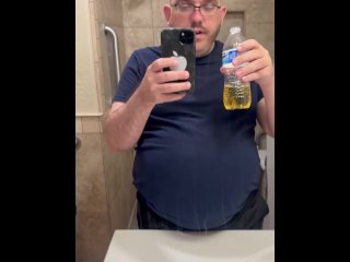 Drinking my piss